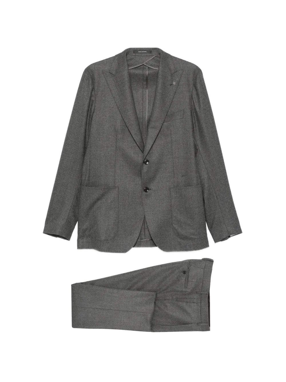 Tagliatore single-breasted notched-lapels suit - Grigio