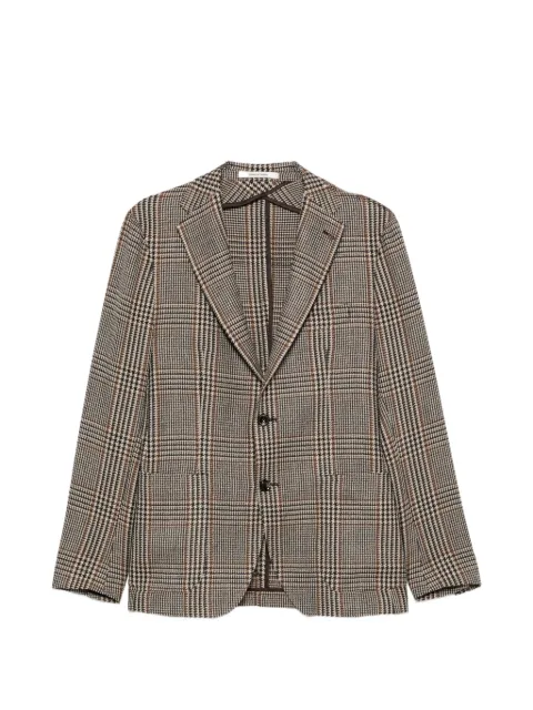 Tagliatore Prince of Wales check wool blazer