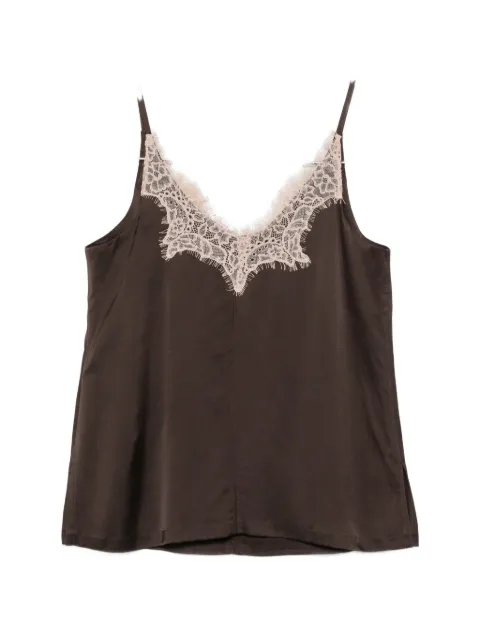 Seventy lace-trim blouse