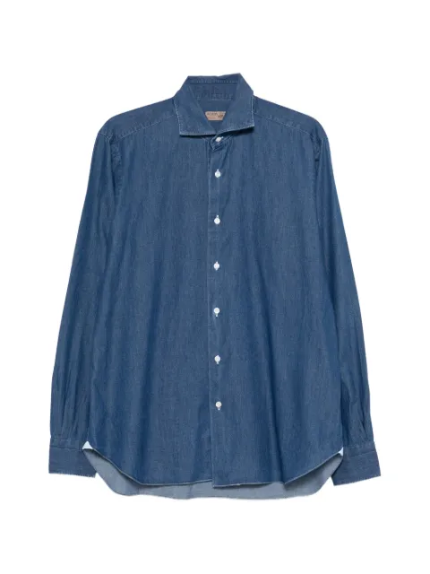Barba cotton-denim shirt