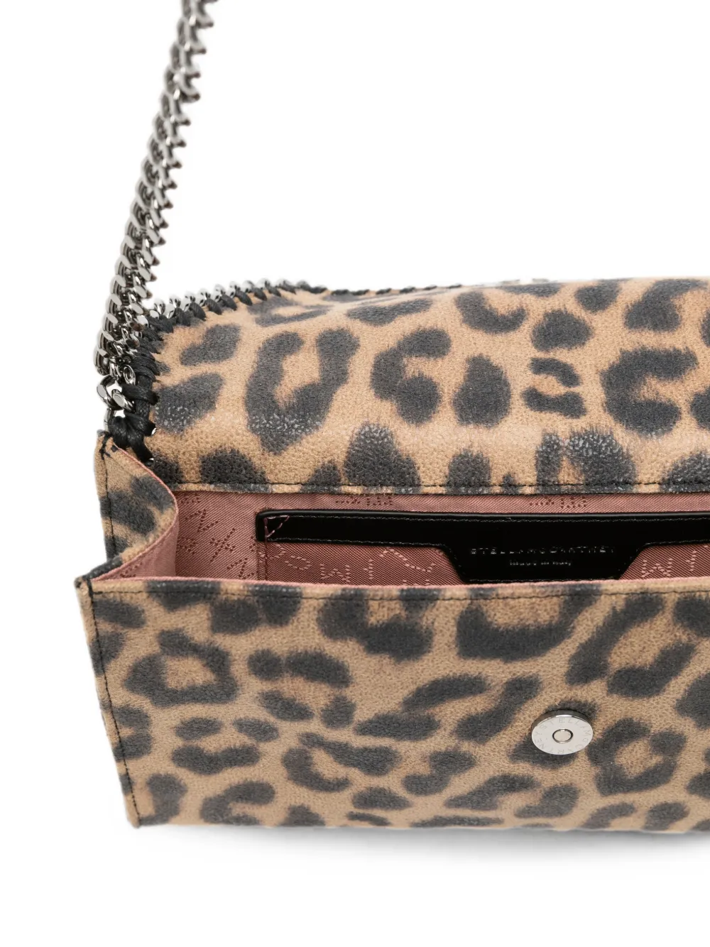 Stella McCartney Falabella schoudertas met luipaardprint Beige