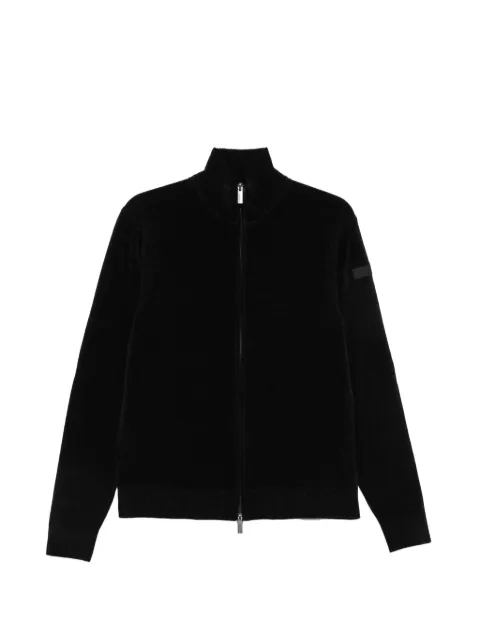 RRD zip-up ribbed-knit cardigan