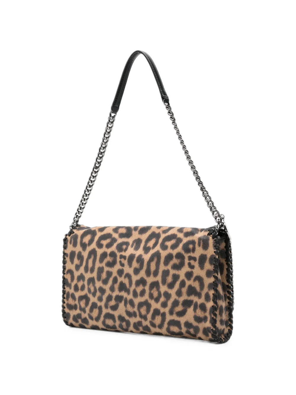Stella McCartney Falabella leopard-print shoulder bag Beige