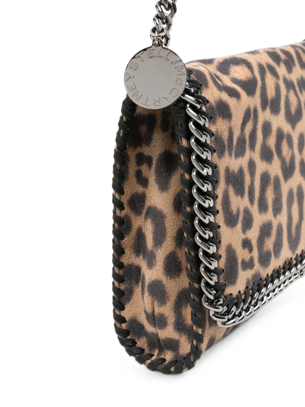 Stella McCartney Falabella leopard-print shoulder bag Beige