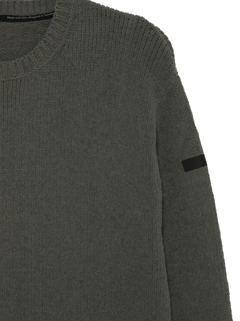 RRD ribbed-knit crew-neck sweater Groen