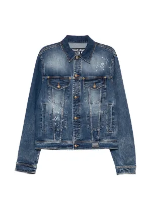 Jacob Cohën leather-collar Jacket | Blue | FARFETCH NO