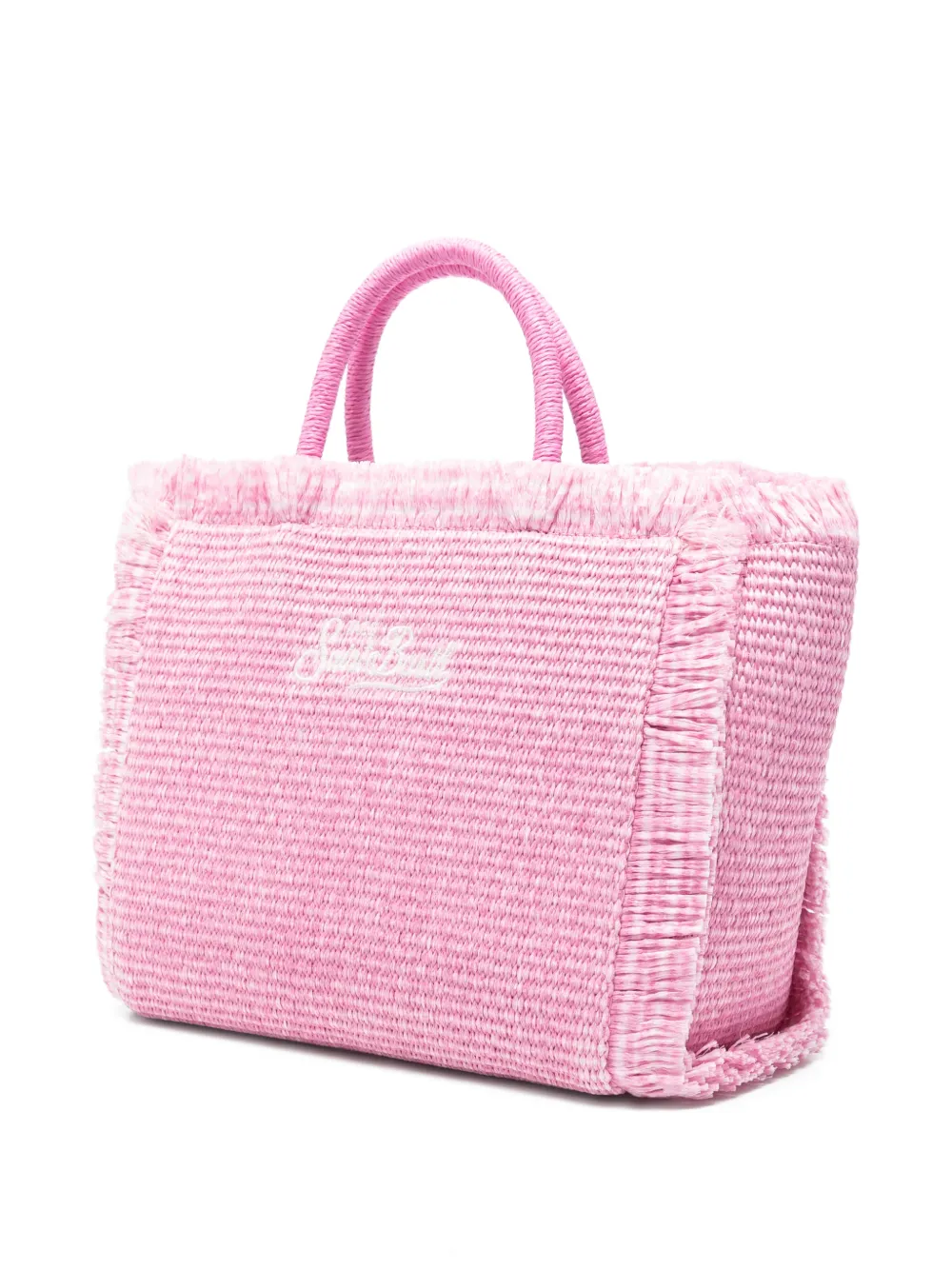 MC2 Saint Barth Colette shopper met geborduurd logo Roze