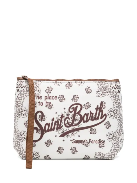 MC2 Saint Barth bolsa de mano con estampado de bandana