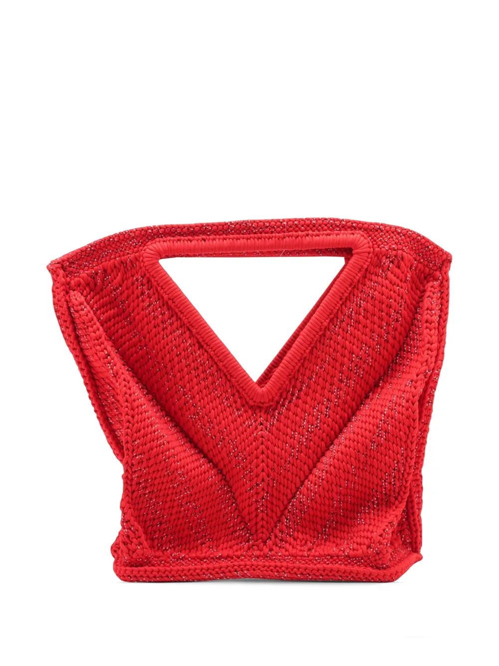 Bottega Veneta Pre-Owned 2012-2026 Nylon Crochet Point tote bag - Rot