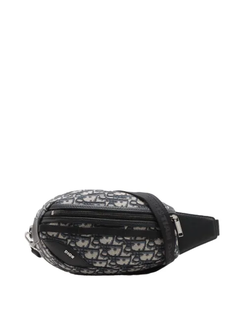 Christian Dior Pre-Owned 2020-2026 Oblique Canvas Scarab crossbody bag