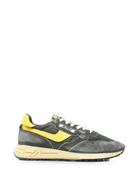 Autry Reelwind panelled suede sneakers