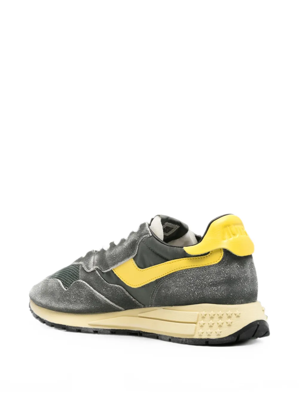 Autry Reelwind panelled suede sneakers Grijs