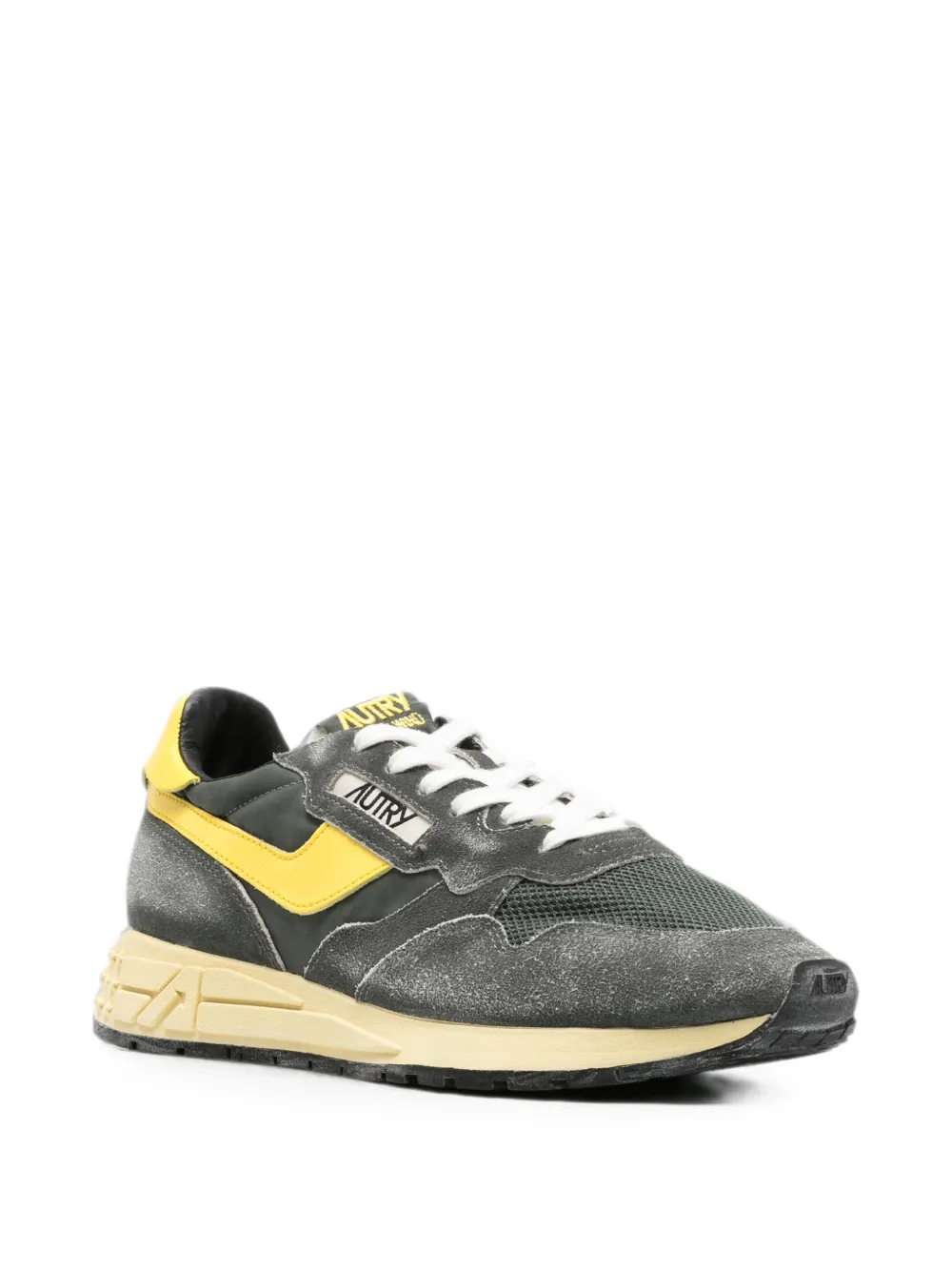 Autry Reelwind panelled suede sneakers Grijs