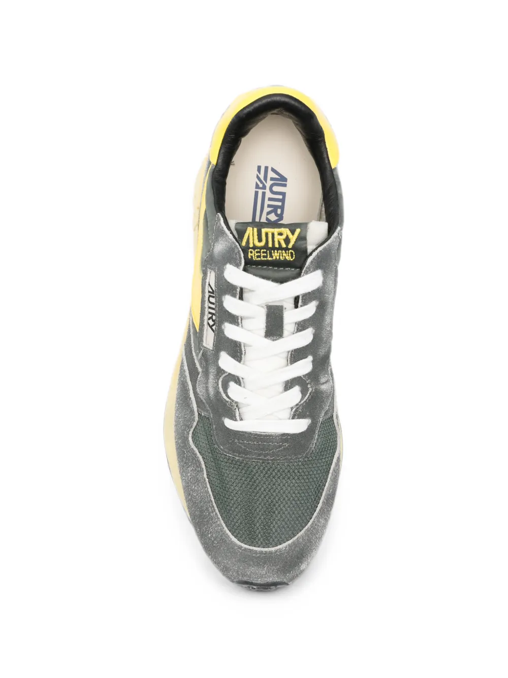 Autry Reelwind panelled suede sneakers Grijs