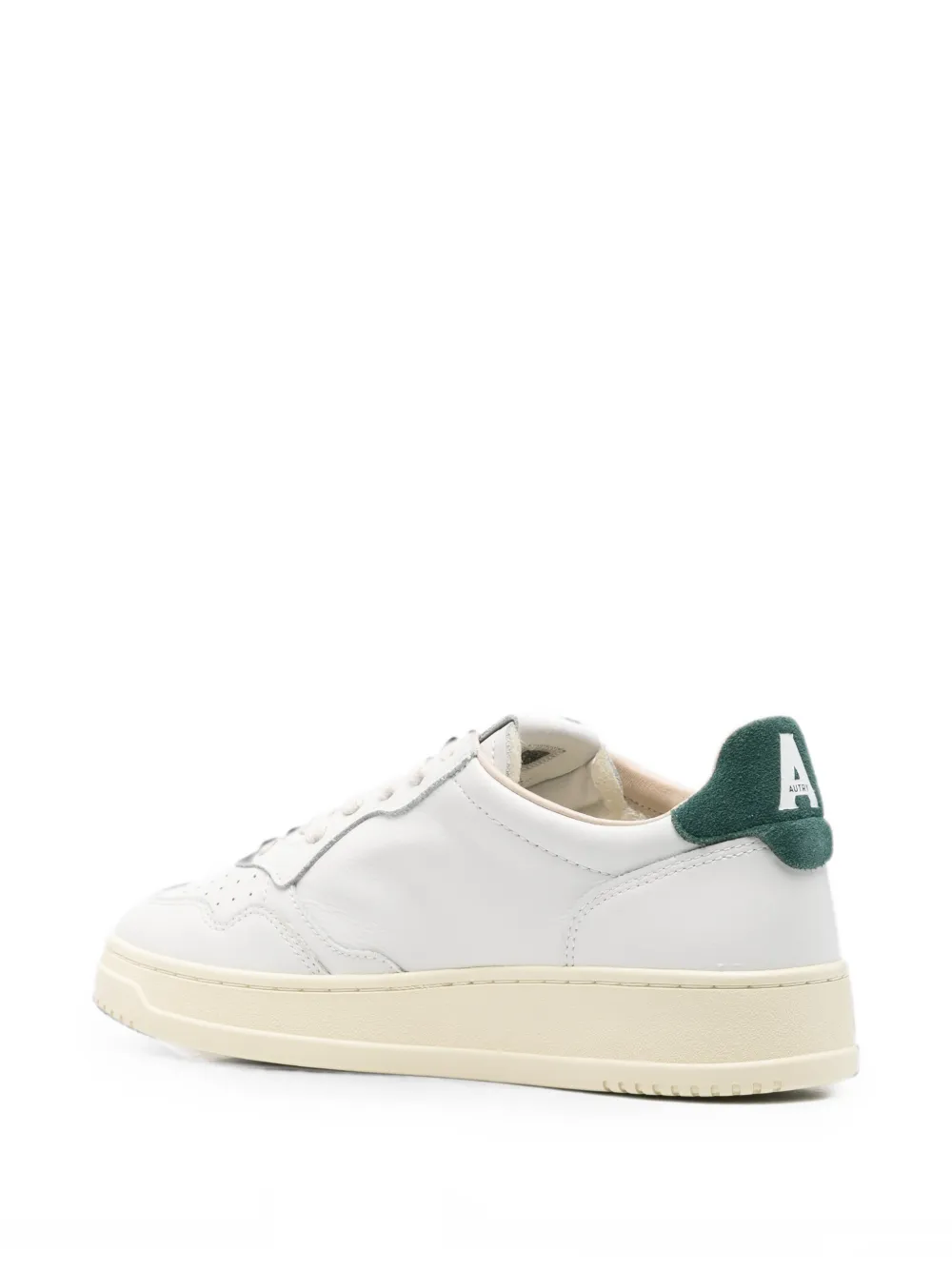 Autry Medalist leather low-top sneakers Wit
