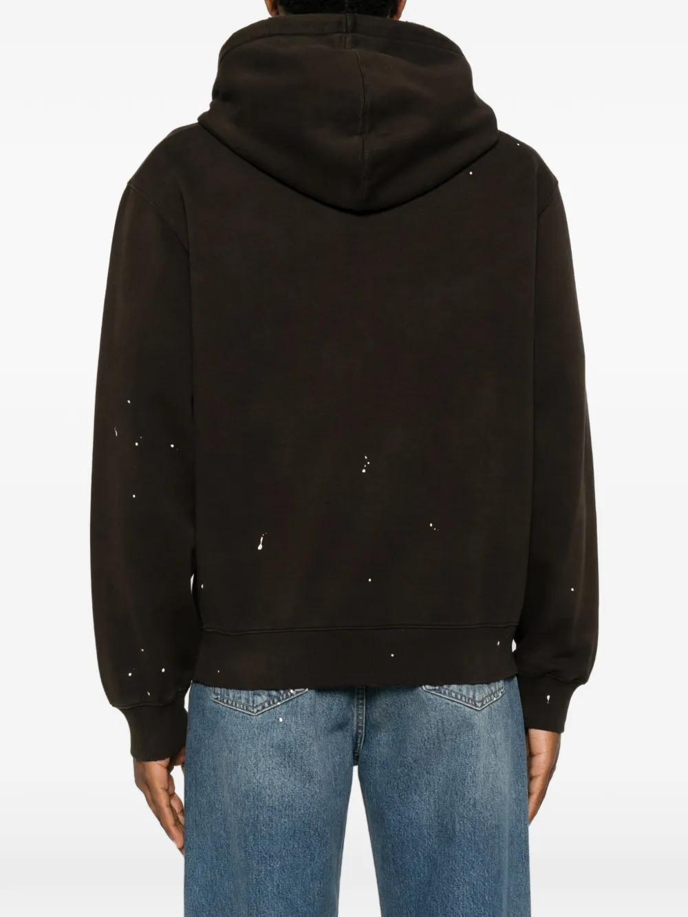 Carhartt WIP Hoodie met geborduurd logo en print Bruin