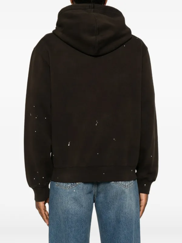 Carhartt WIP paint-splatter zip-up Hoodie | Brown | FARFETCH