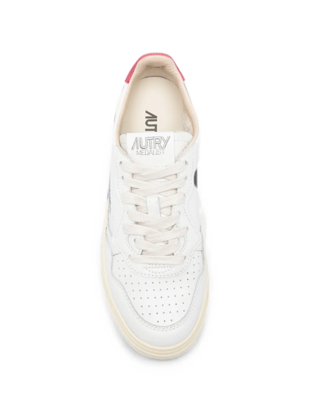 Autry Medalist leather sneakers Wit
