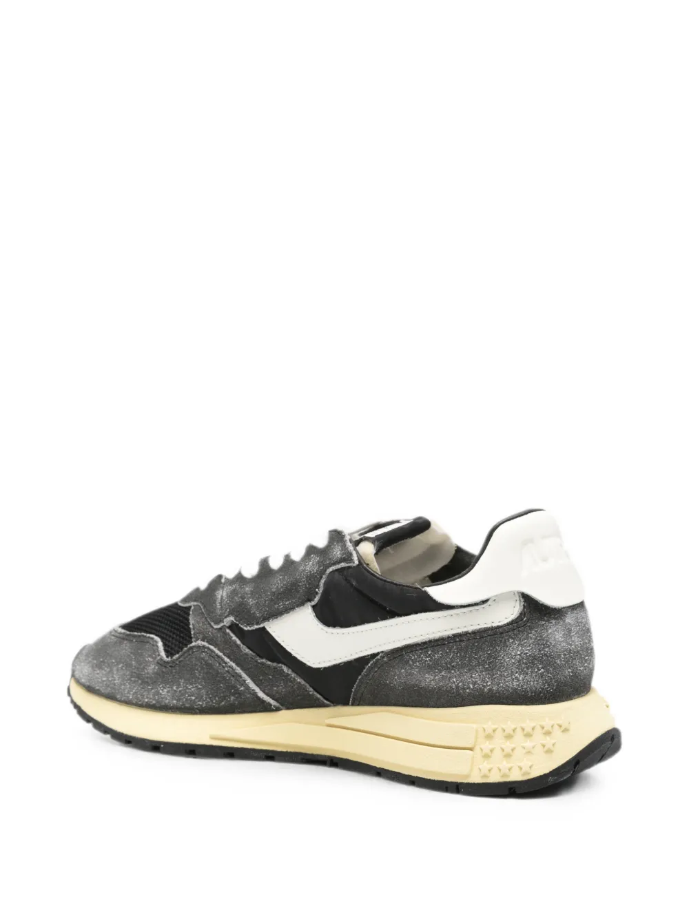 Autry Reelwind Low distressed mesh-panel sneakers Grijs
