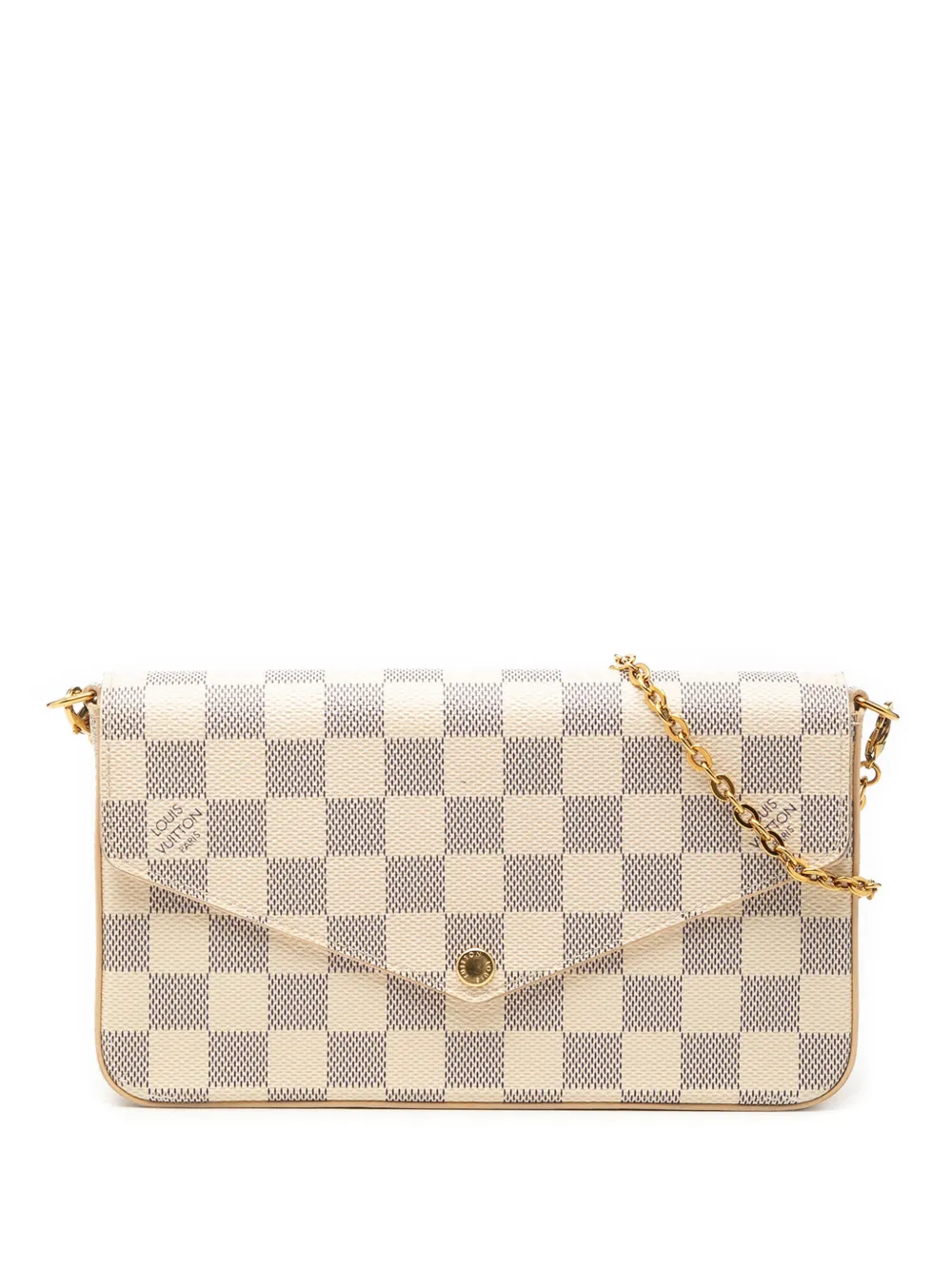 Louis Vuitton Pre-Owned 2020 Damier Azur Pochette Felicie crossbody bag - Weiß