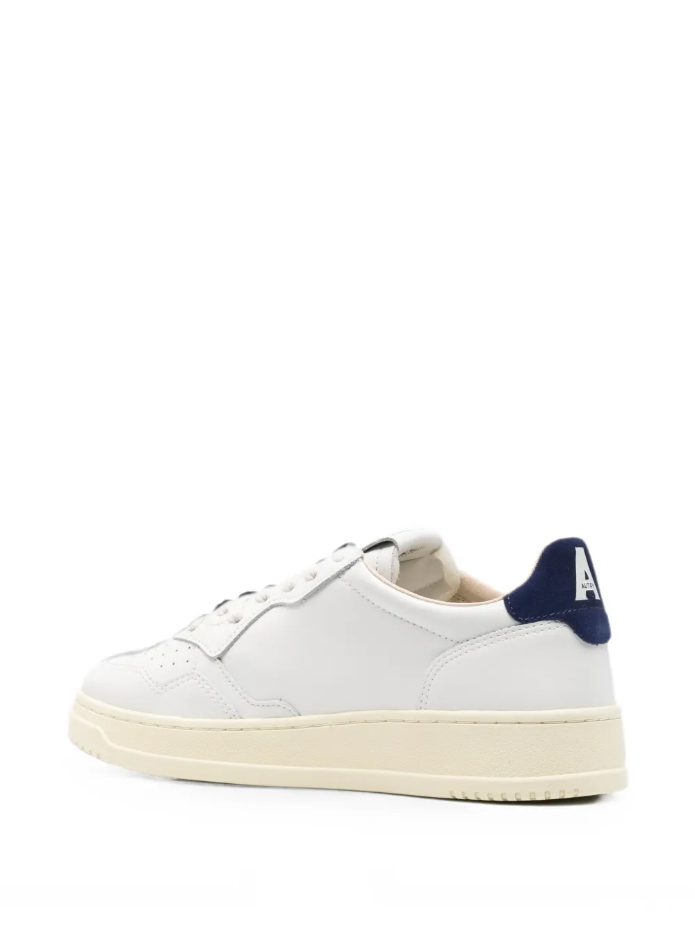 Autry Medalist leather low-top sneakers Wit