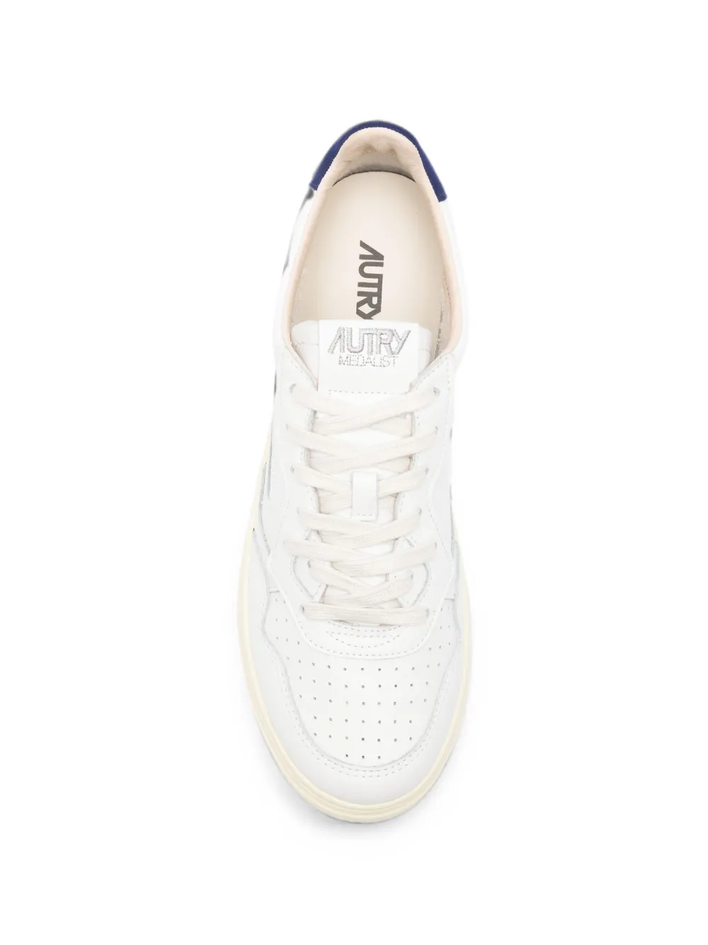 Autry Medalist leather low-top sneakers Wit