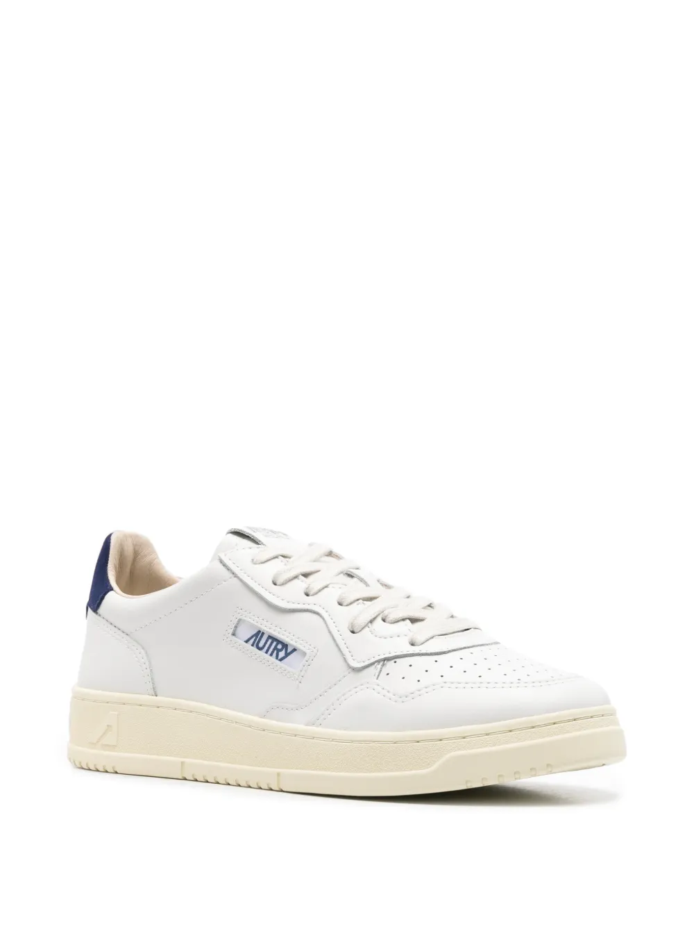 Autry Medalist leather low-top sneakers Wit
