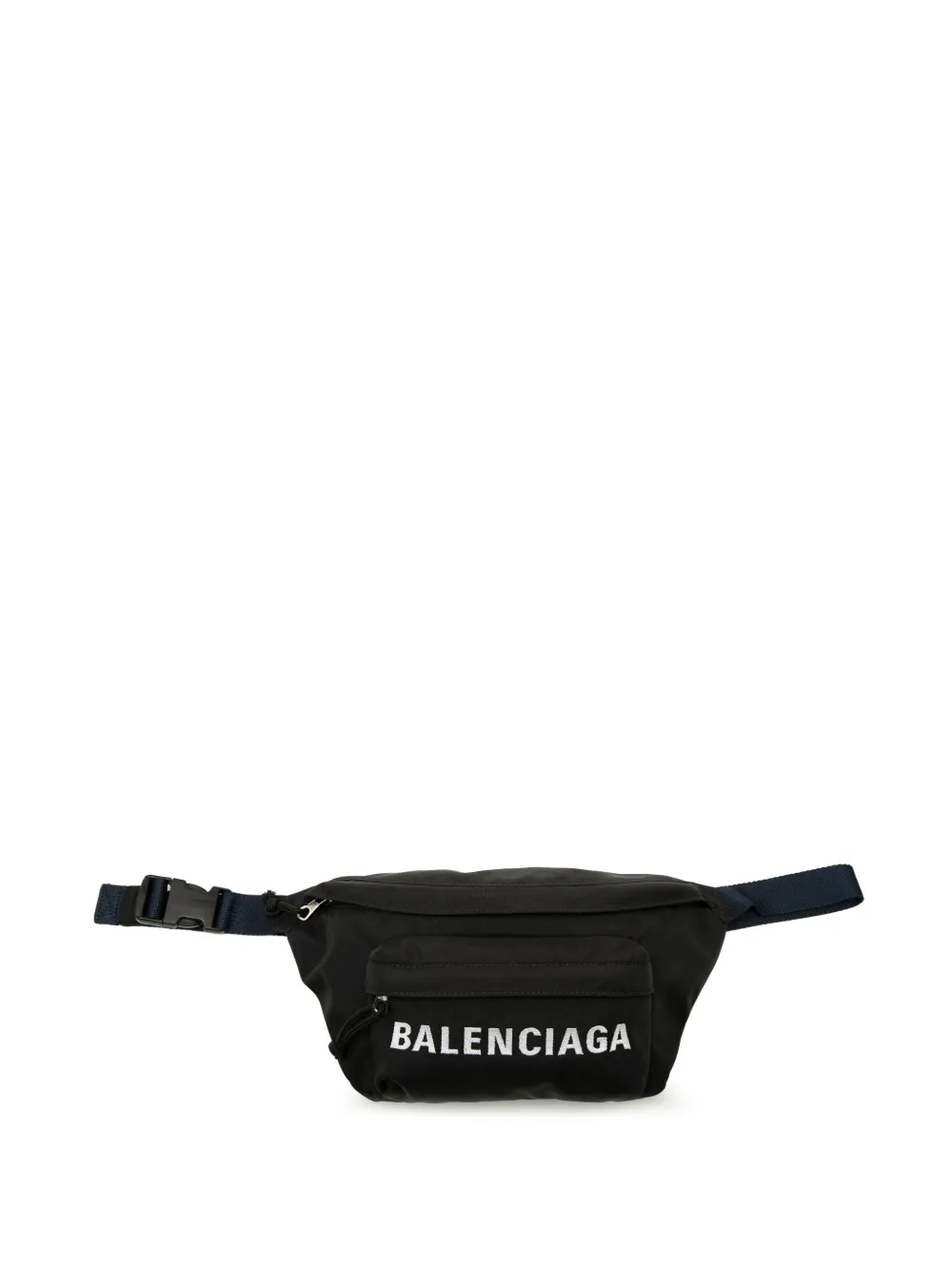Balenciaga Pre-Owned 2019 Nylon Logo Wheel belt bag - Blu