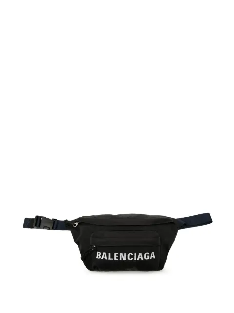Balenciaga Pre-Owned 2019 Nylon Logo Wheel belt bag
