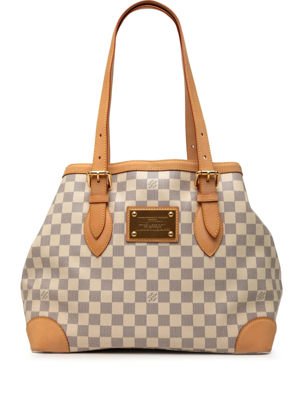 Louis Vuitton Pre-Owned 2008 Damier Azur Hampstead MM tote bag - Bianco