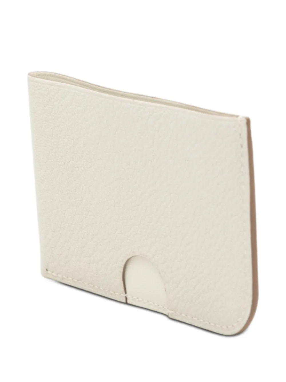 Hermès Pre-owned 2023 Chevre Mysore Poisson Card Holder in Yellow, view 2