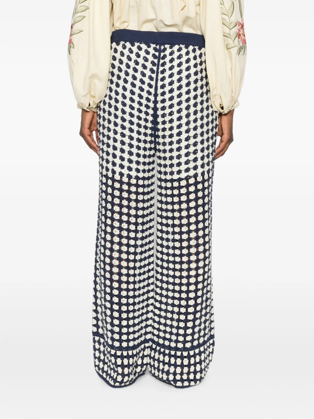 FARM Rio Gehaakte broek Blauw