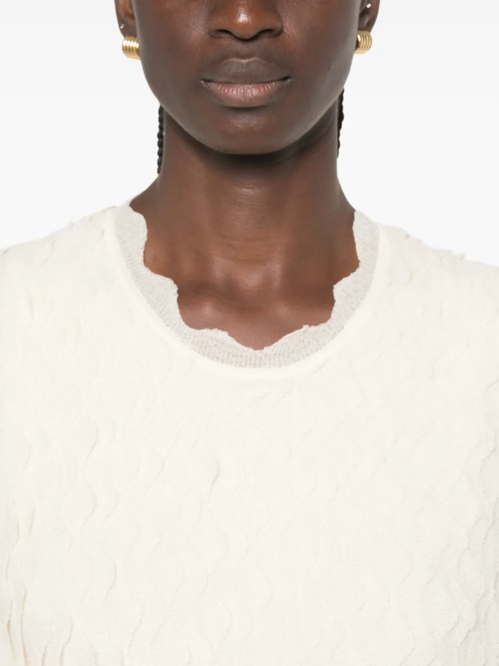 Ulla Johnson Maxi-jurk met ruches Beige