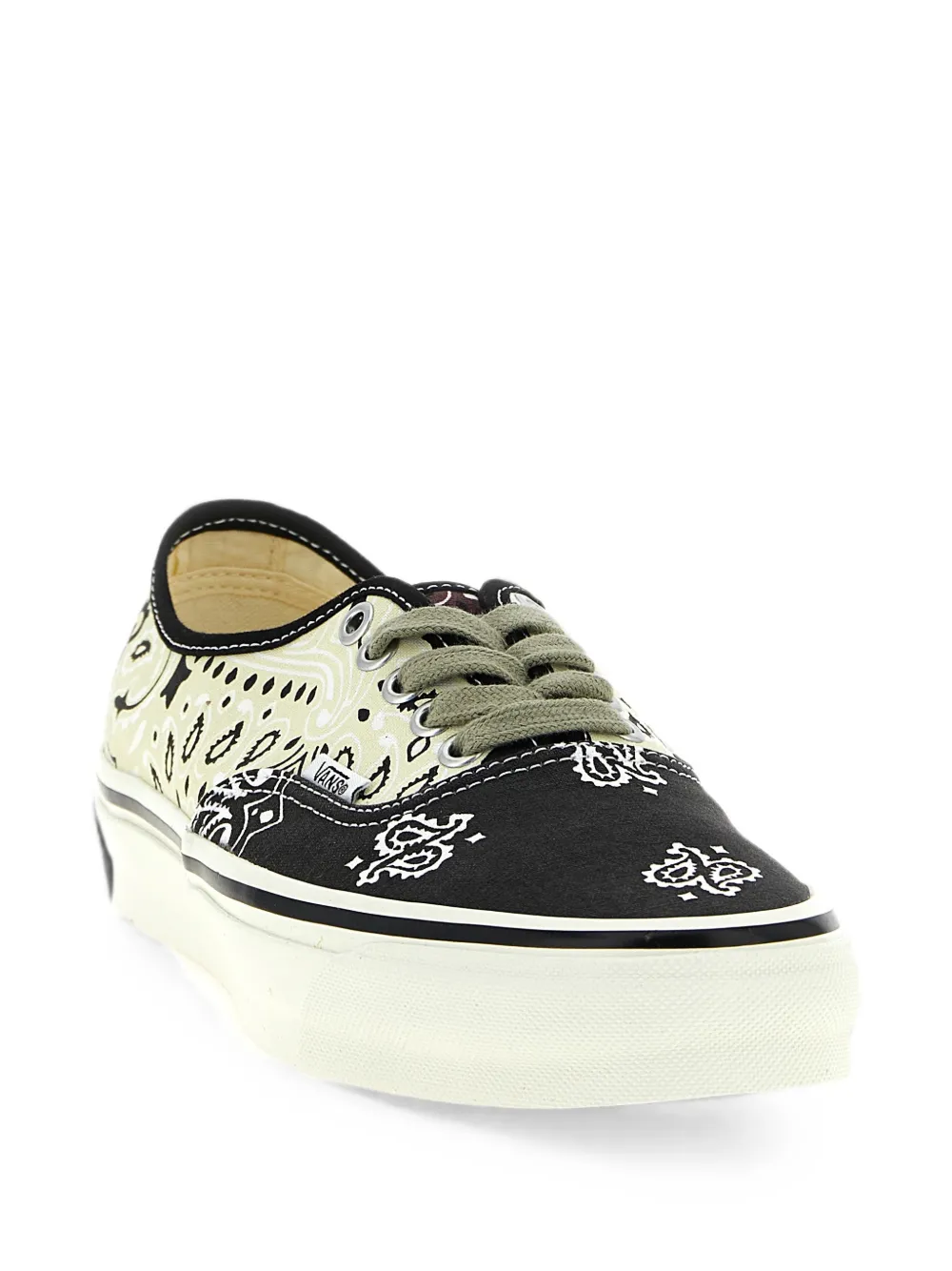 Vans Premium Authentic bandana-print sneakers Zwart