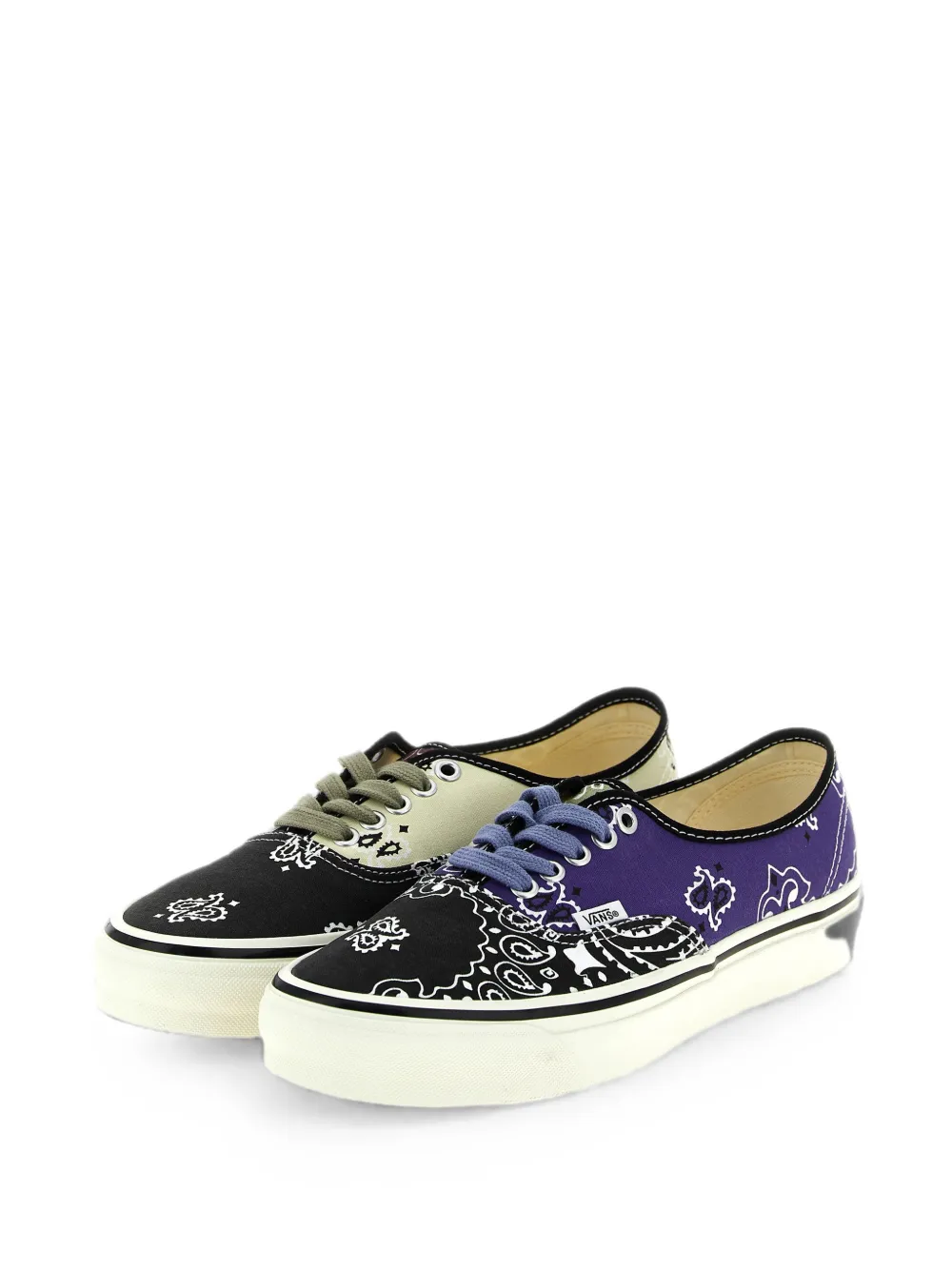 Vans Premium Authentic bandana-print sneakers Zwart