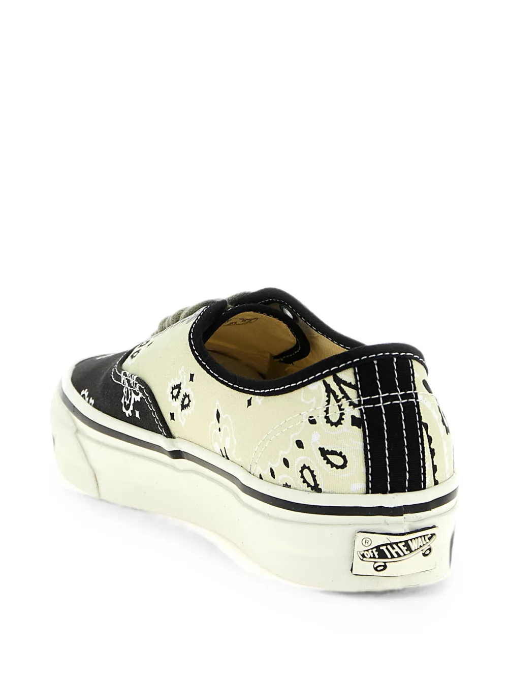 Vans Premium Authentic bandana-print sneakers Zwart
