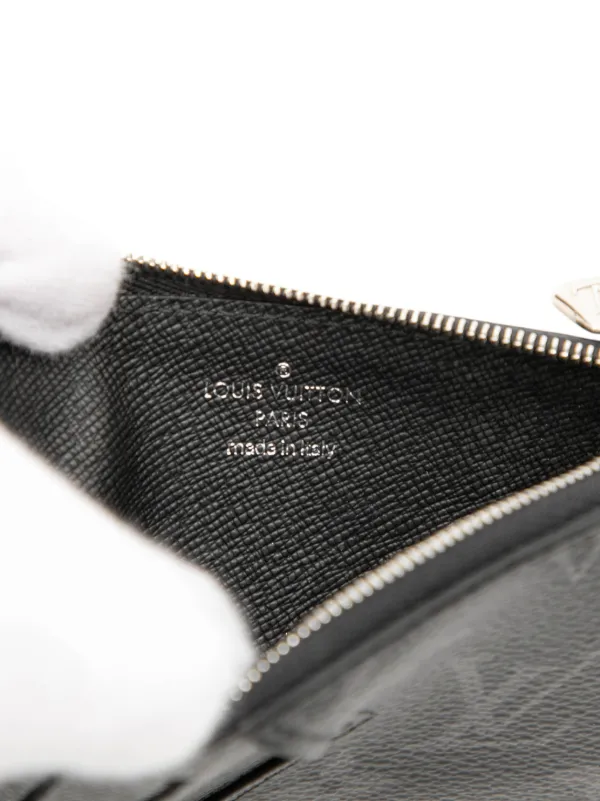 Louis Vuitton Pre-Owned 2019 Monogram Eclipse Taigarama Card
