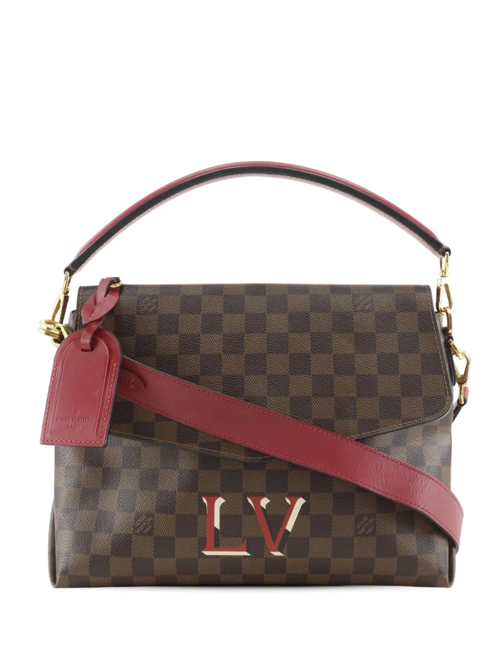 Louis Vuitton Pre-Owned 2019 Damier Ebene Beaubourg MM satchel - Marrone