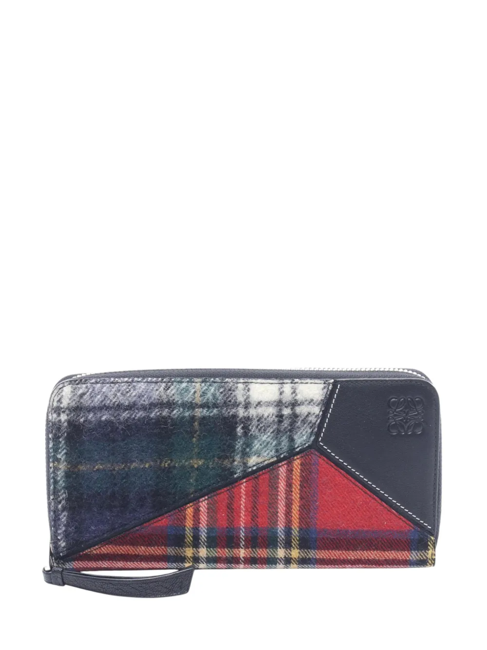 Loewe Pre-Owned 2010-2026 Wool and Leather Puzzle Wallet long wallets - Multicolore