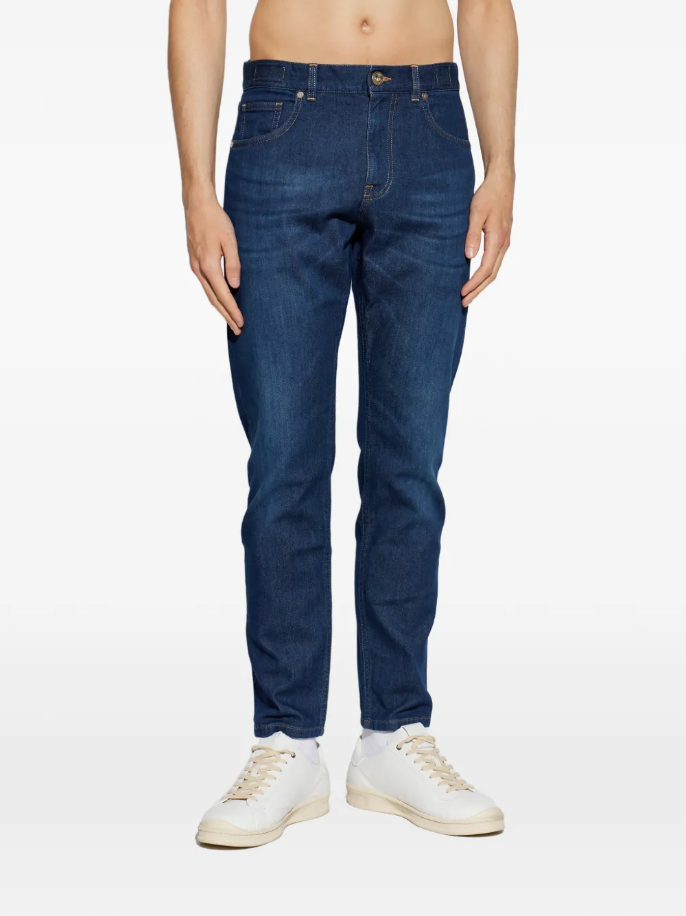 Eleventy Jeans met vervaagd effect Blauw