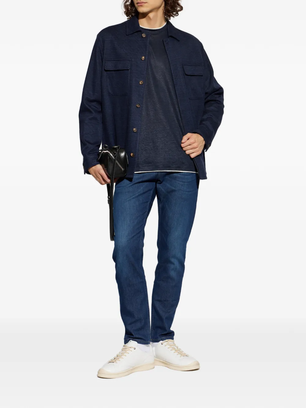 Eleventy Jeans met vervaagd effect Blauw
