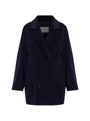 S Max Mara フーデッド コート | ブルー | FARFETCH JP