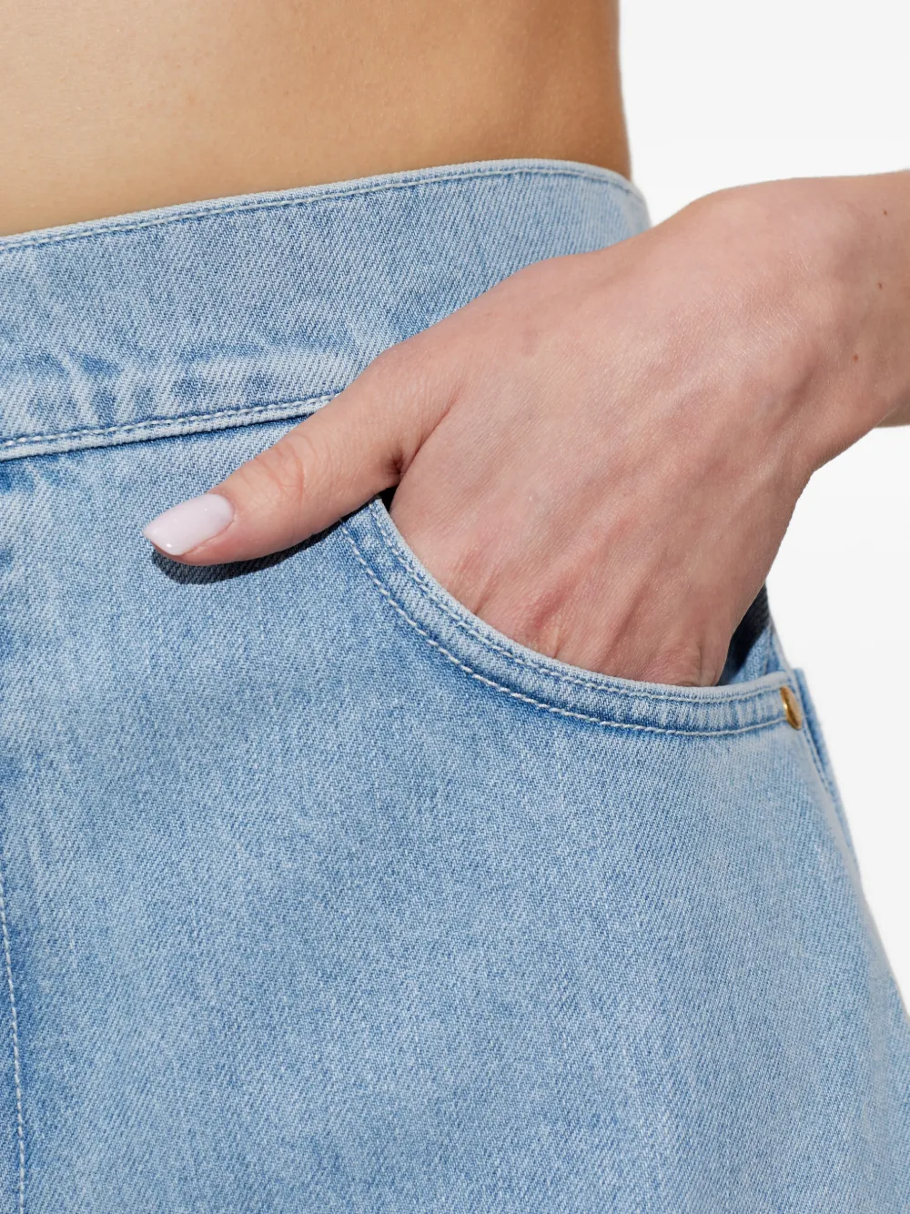 Max Mara Affari jeans met wijde pijpen Blauw