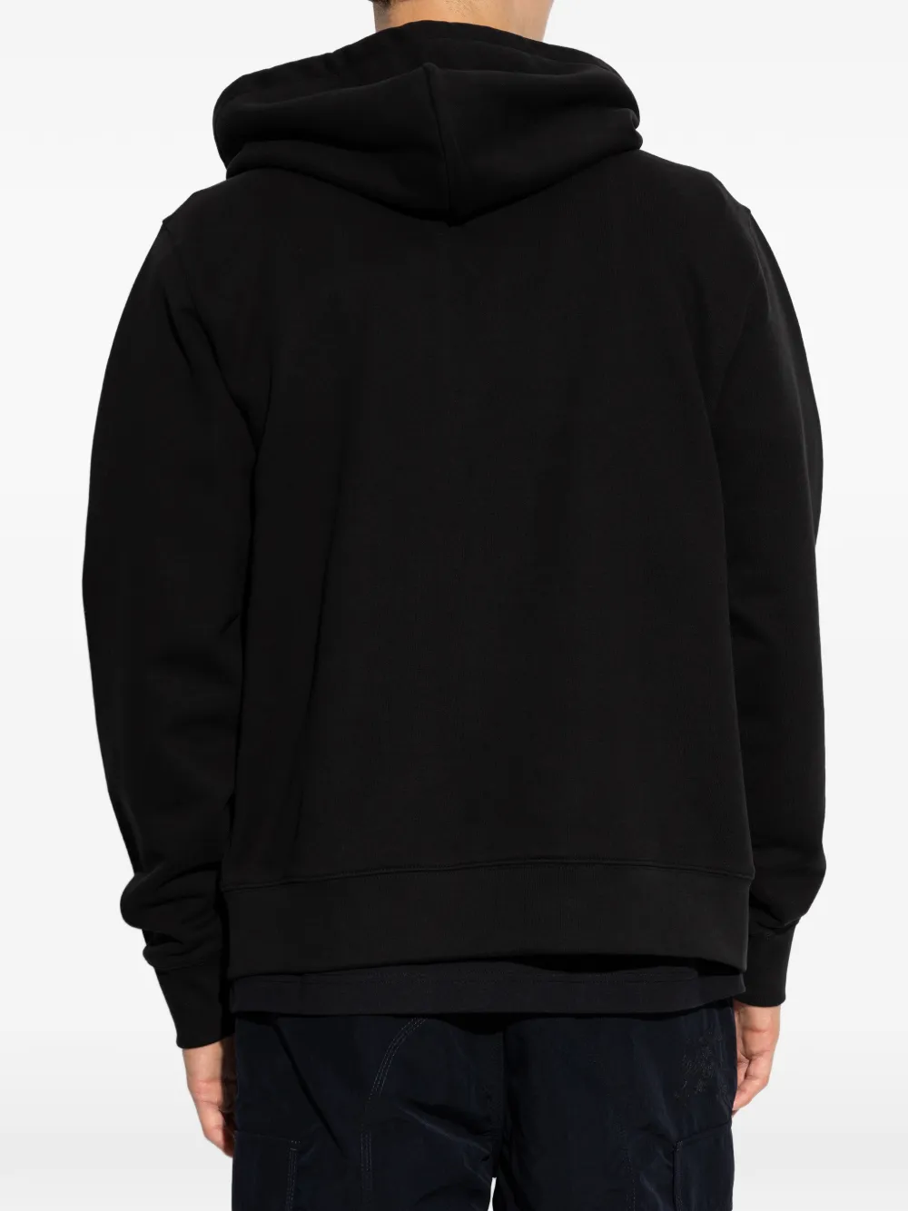 Burberry Hoodie met geborduurd logo Zwart