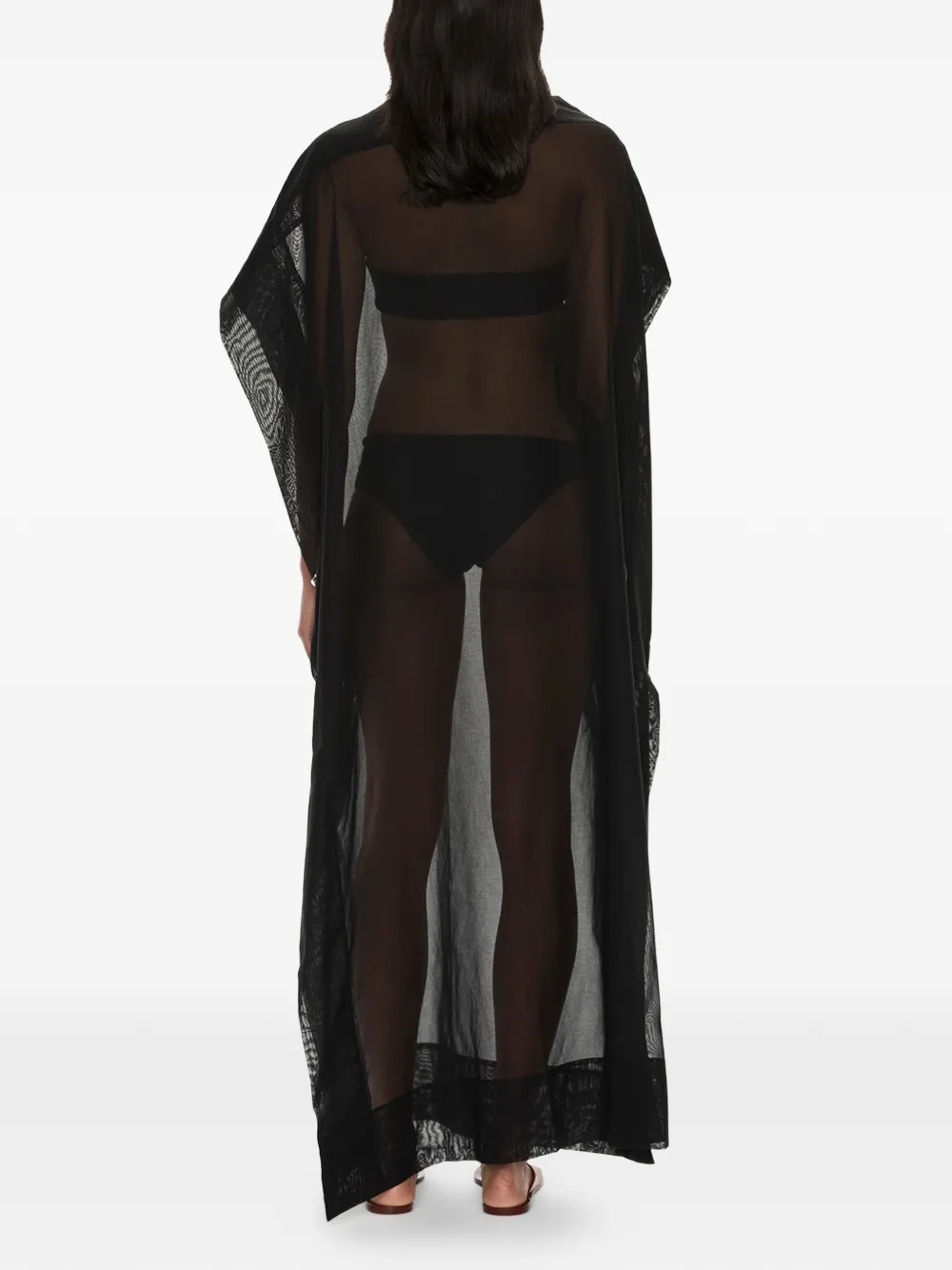  Christopher Esber Vestido Largo Anchor - Negro 