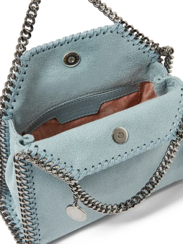 Stella McCartney Bolsa Tote Falabella Tiny | Azul | FARFETCH BR