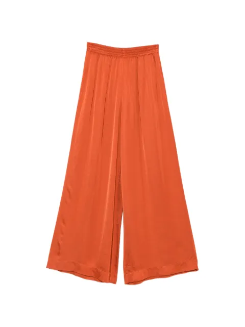 VICOLO elasticated-waistband wide-leg palazzo pants