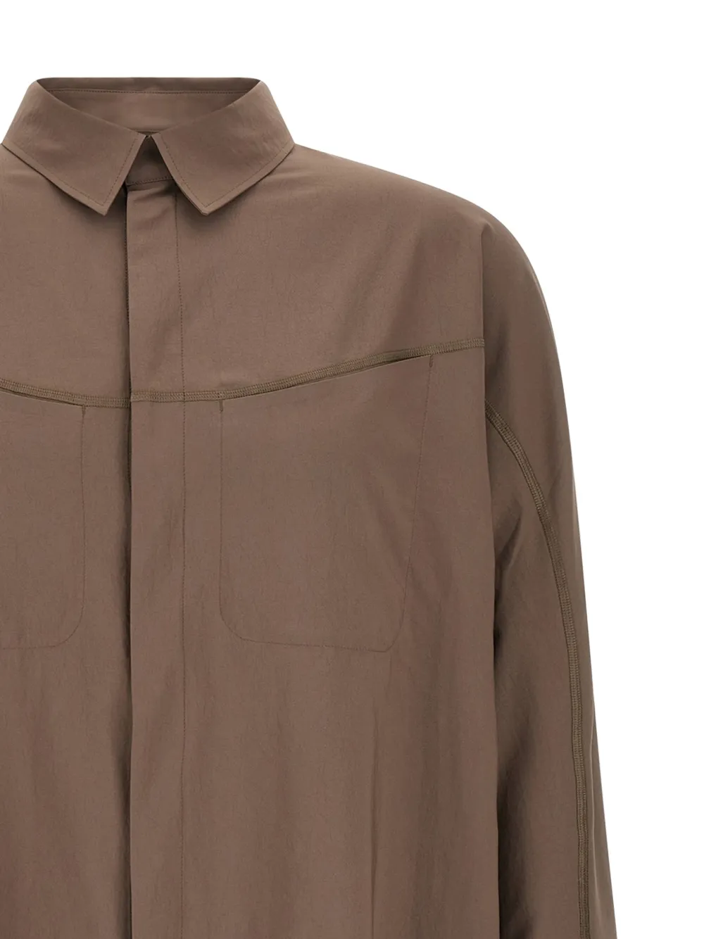  Satisfy Camisa Peaceshell™ River - Marrón 