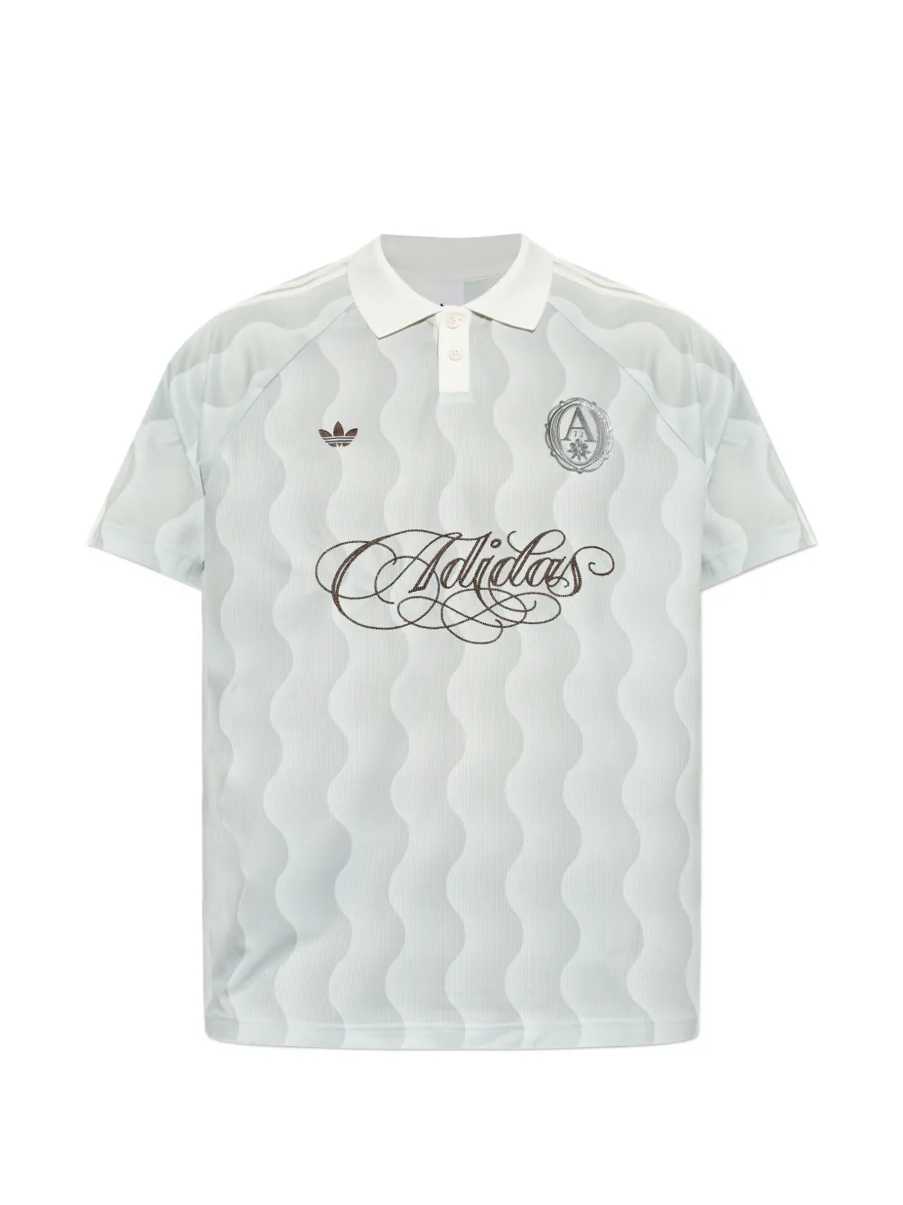 adidas Summer Glow wave-pattern polo shirt - Verde