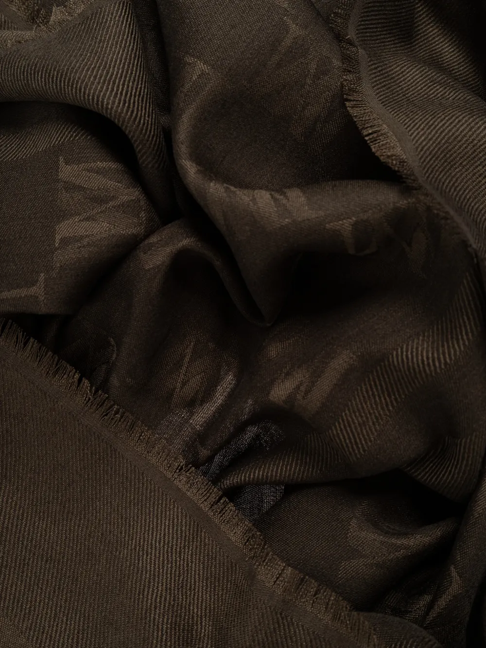 Max Mara Gelato sjaal met monogram-print Bruin